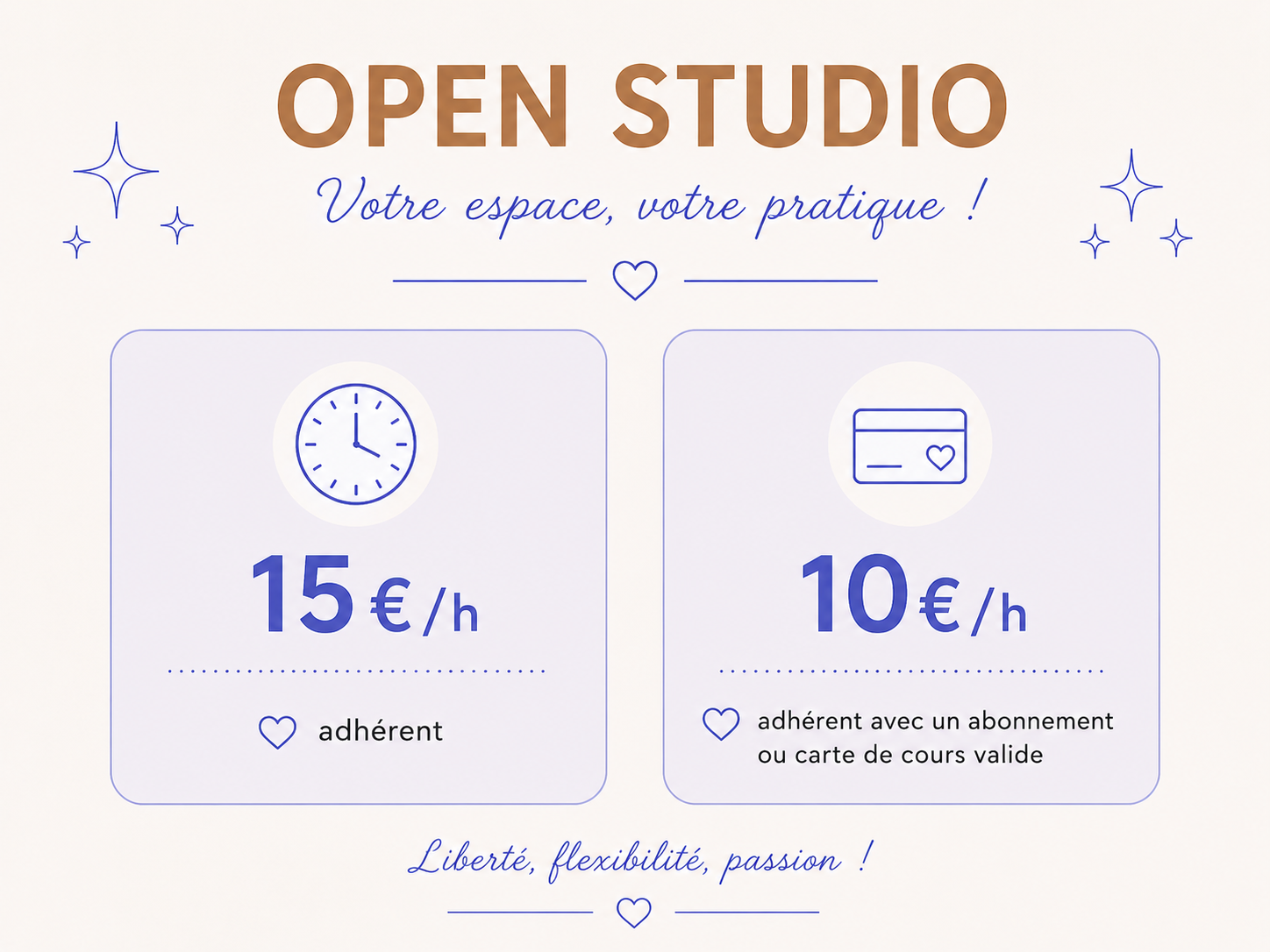 8 open studio